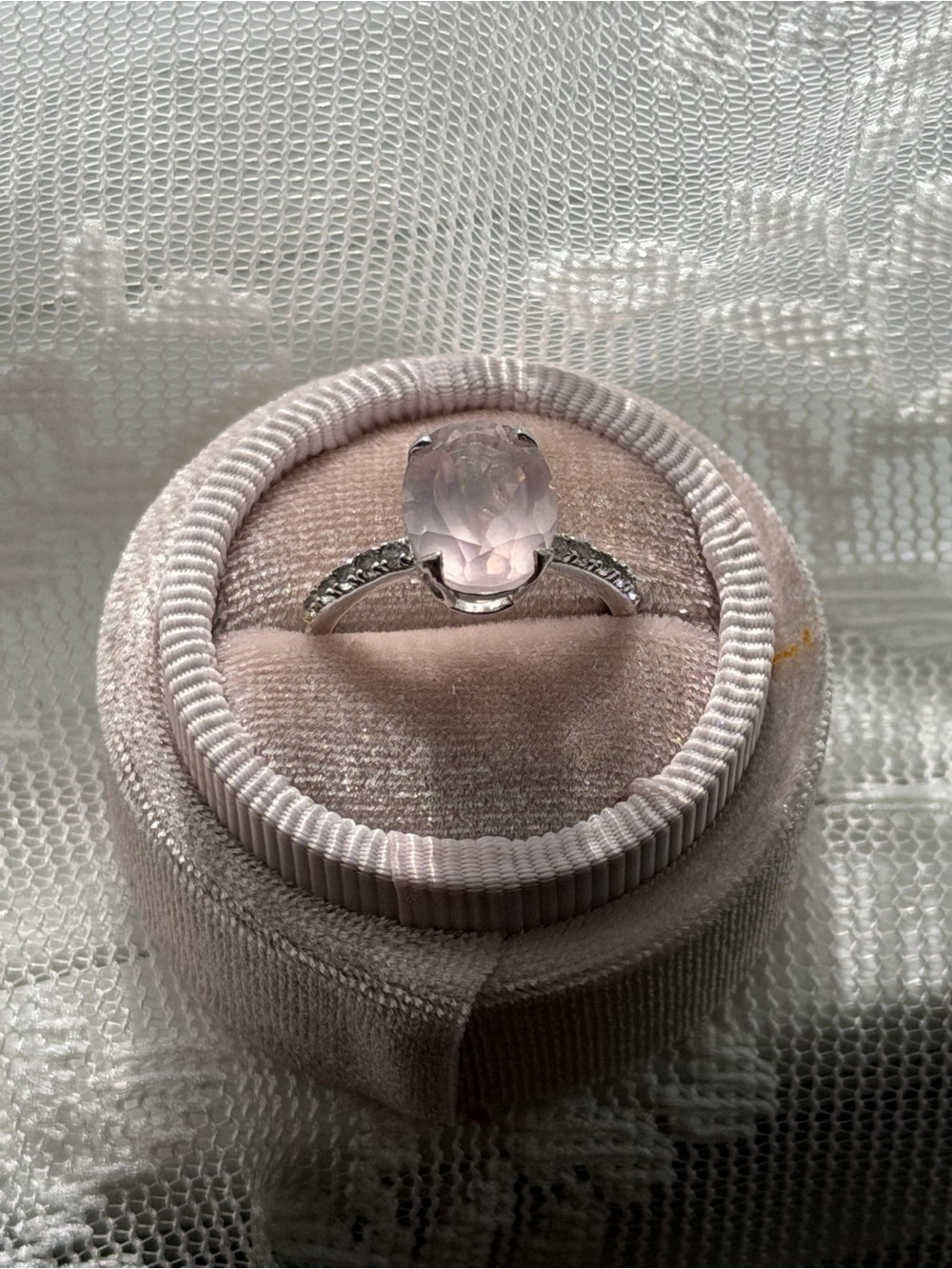 Moon Magic – Rose Quartz Ring